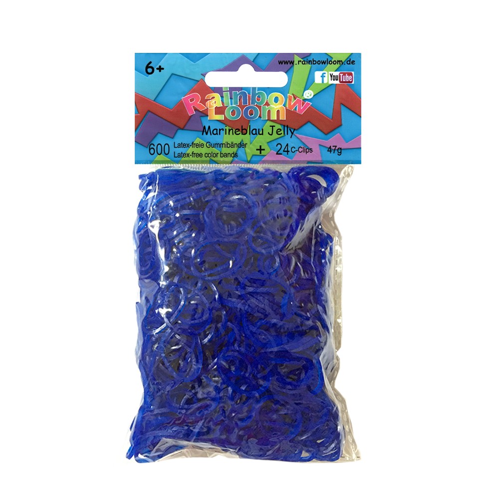 Gummibänder Marineblau Jelly