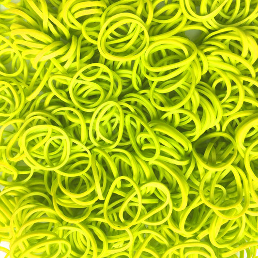 Gummibänder Neon-Grün / Hellgrün