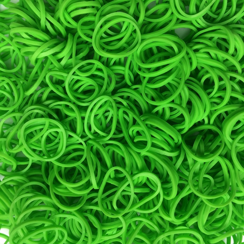 Gummibänder Limettengrün